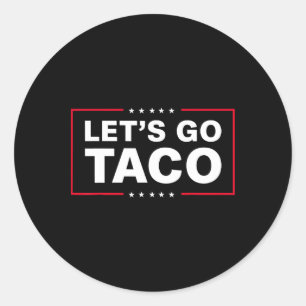 Sticker Rond Trump est toujours drôle et évite les anti-tromper