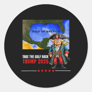 Sticker Rond Trump Le Golfe du Mexique et le Golfe du Mexique