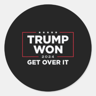 Sticker Rond Trump va le remplacer en 2024