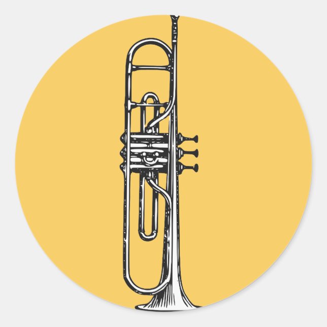 Sticker Rond Trumpet (Devant)