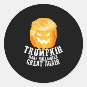 Sticker Rond Trumpkin rendre Halloween grand encore costume - F