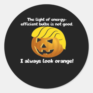 Sticker Rond Trumpkin toujours classique