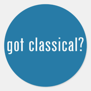 Sticker Rond tu as du classique ?
