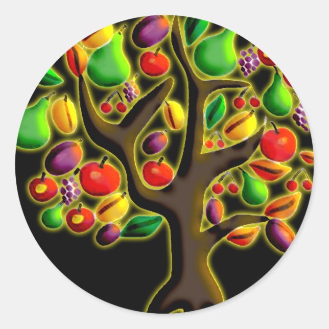 Sticker Rond Tu Bishvat (Devant)