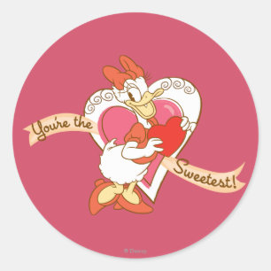 Sticker Rond Tu es la plus douce