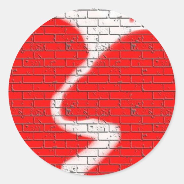 Sticker Rond Tu Me Manques, Amour Ami Twinflame Coeur Brisé Rou (Devant)