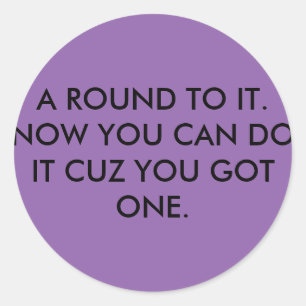 Sticker Rond tuile ronde