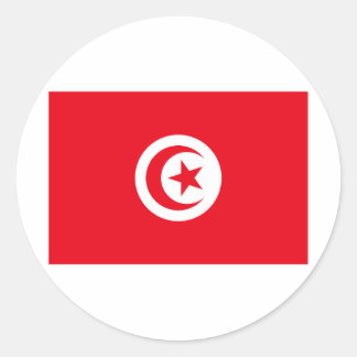 Sticker Rond Tunisie