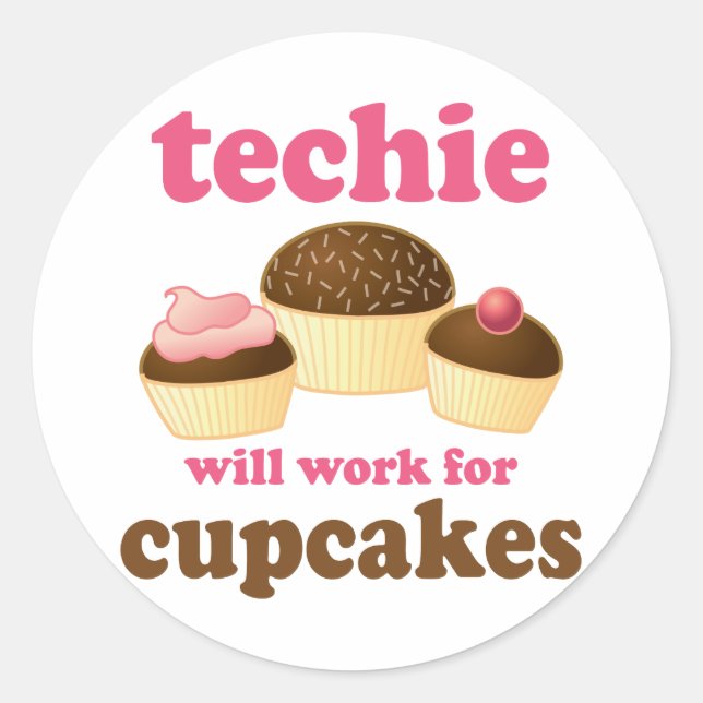 Sticker Rond Turc Cupcake (Devant)