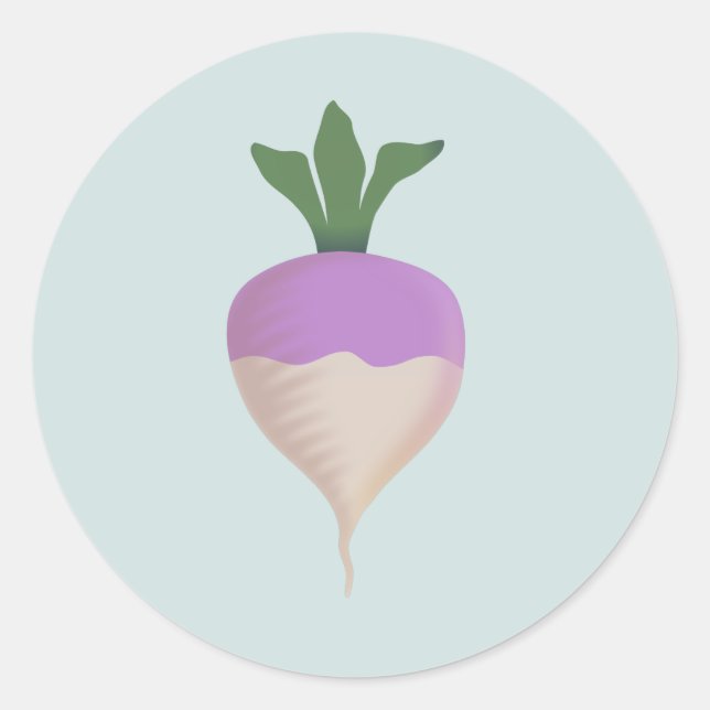 Sticker Rond Turnip (Devant)