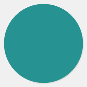 Sticker Rond Turquoise