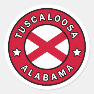 Sticker Rond Tuscaloosa Alabama