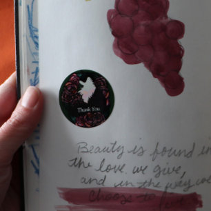 Sticker Rond Tuxedo Chat Chats chats noir et blanc