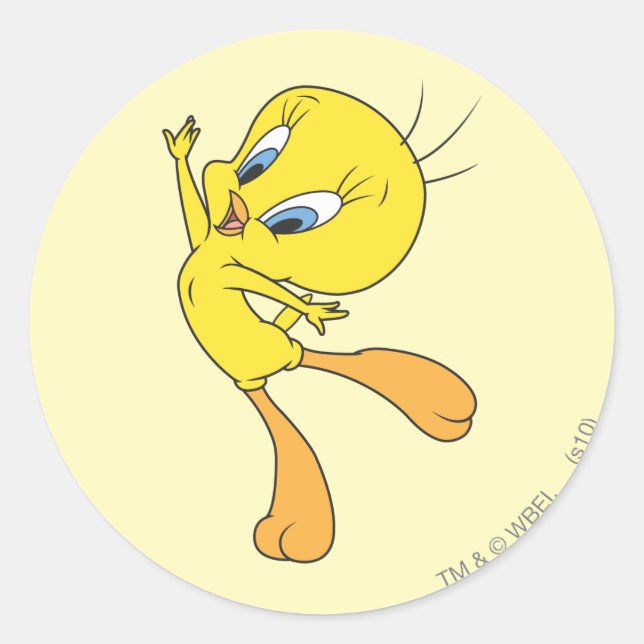 Sticker Rond TWEETY™ See Me Fly (Devant)