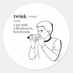 STICKER ROND TWINK