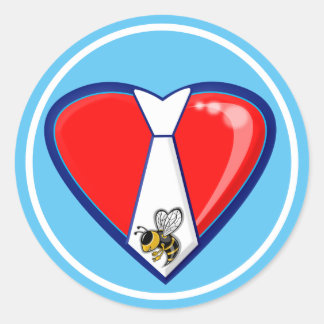 STICKER ROND TYBEE LOVE