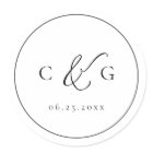 Typographie simple et élégante Mariage moderne