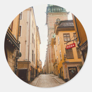 Sticker Rond Tyska Brinken, Gamla Stan, Vieille Ville, Stockhol