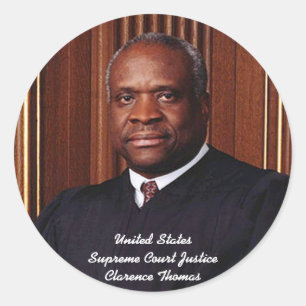 Sticker Rond U.S. Juge de la Cour suprême Clarence Thomas