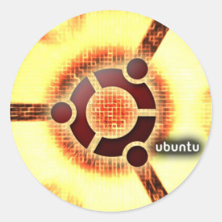 Sticker Rond Ubuntu