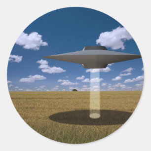 STICKER ROND UFO
