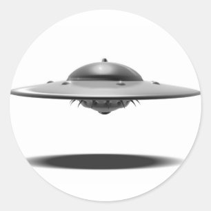 Sticker Rond UFO Salamander