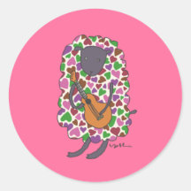 Ukulele, heart, sheep