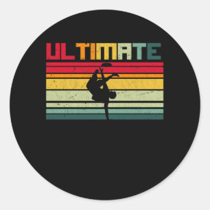 Sticker Rond Ultimate Frisbee Disque Golf Freestyle