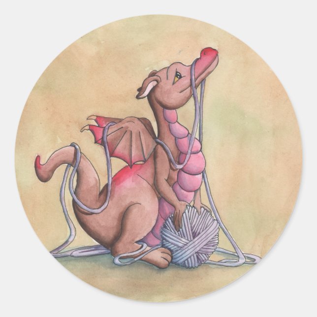 Sticker Rond Un bon fils (Devant)