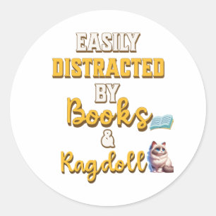 Sticker Rond Un cadeau fabuleux pour ceux qui aiment les livres