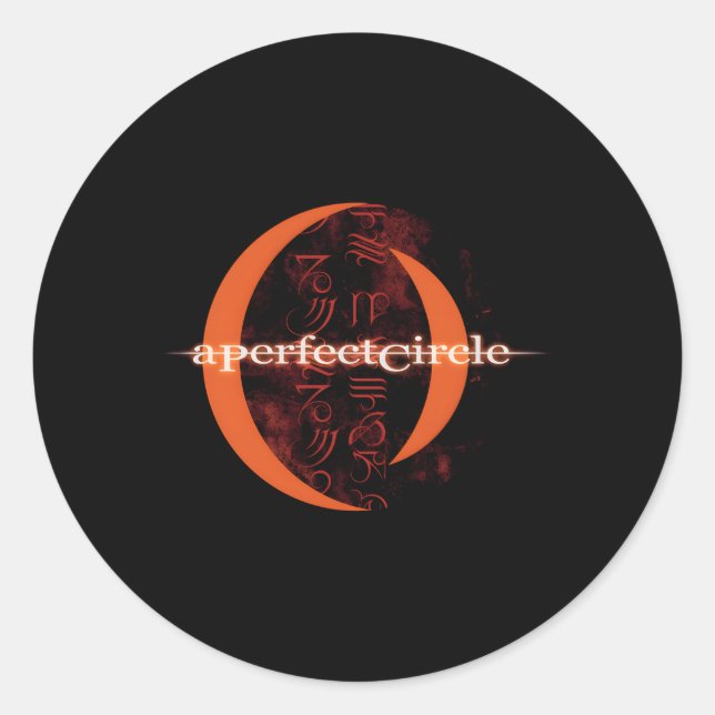 Sticker Rond Un Cercle Parfait Â€"Mer De Noms Glyph Circle 20E (Devant)