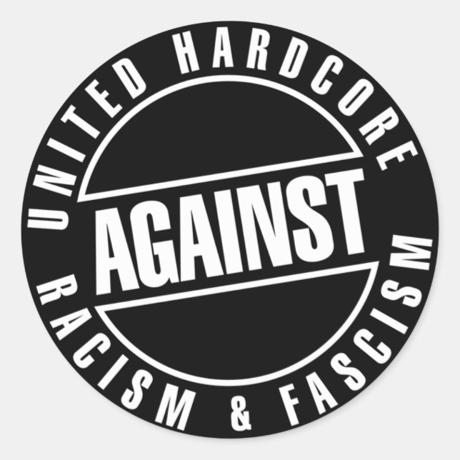 Sticker Rond Un hardcore... tarra/autocollant (Devant)