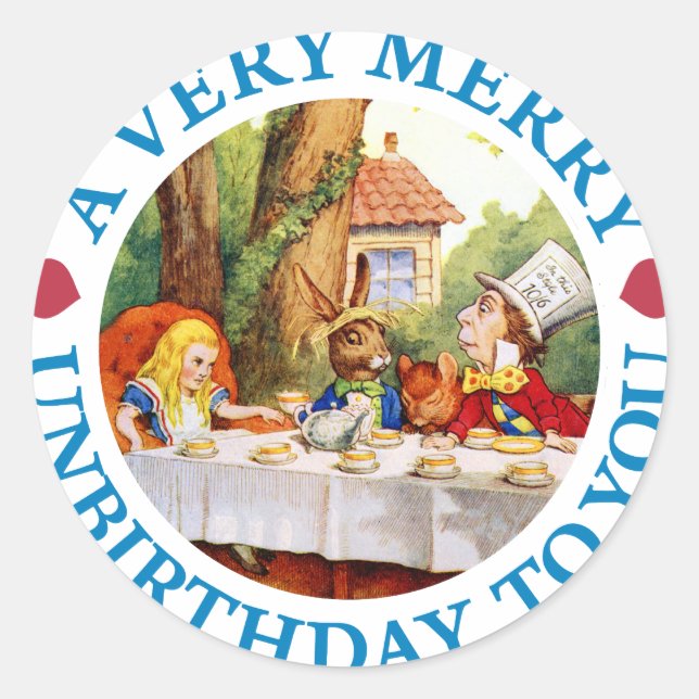 STICKER ROND UN JOLI ANNIVERSAIRE POUR VOUS (Devant)