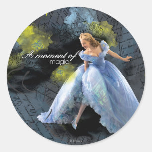 Sticker Rond Un Moment De Magie