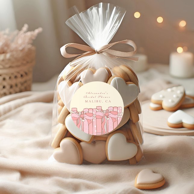 Sticker Rond Un nouveau chapitre commence coquette arc nuptiale (Créateur téléchargé)