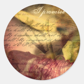 Sticker Rond Un pacte de paix