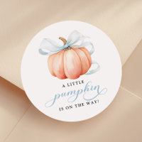 Un petit Citrouille sur le Baby shower Way Blue Bo
