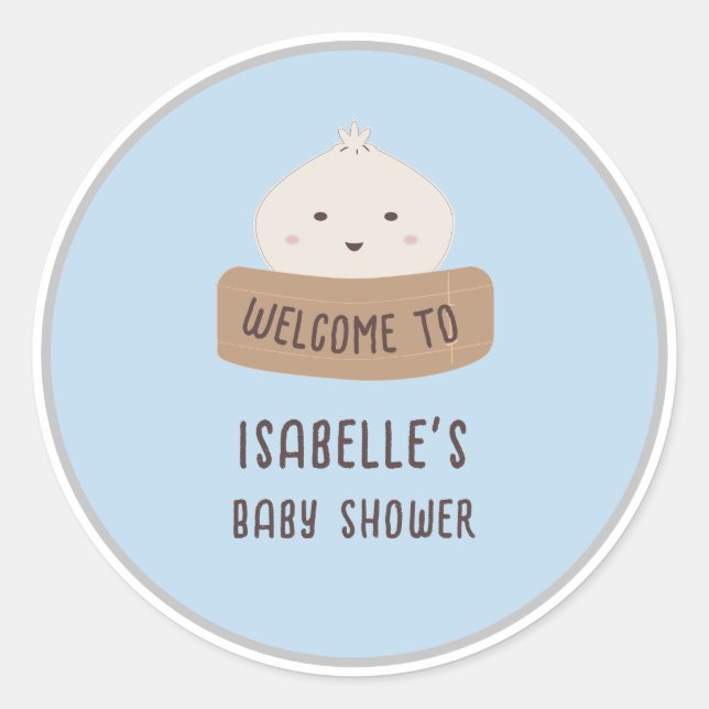 Sticker Rond Un Petit Débordement Sur Le Chemin De L'Accueil (Devant)