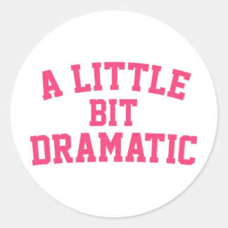 Sticker Rond Un Peu Dramatique Halloween Queen Girls