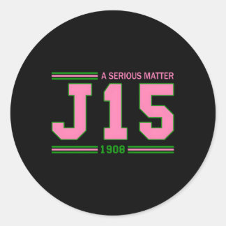 Sticker Rond Un Sujet Sérieux J15 Founder'S Day K Et Green Aka
