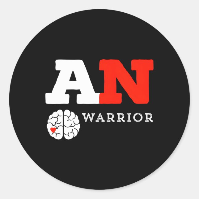 Sticker Rond Un survivant de la neurochirurgie acoustique du gu (Devant)