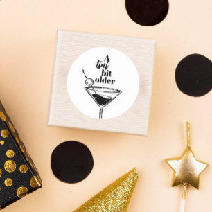 Sticker Rond Un Tini Un Peu Plus Ancien Martini