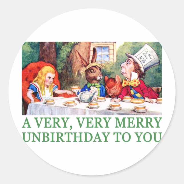 STICKER ROND UN TRÈS, TRÈS JOLI ANNIVERSAIRE POUR VOUS ! (Devant)