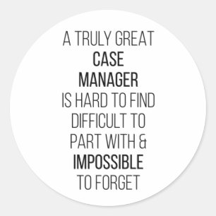 Sticker Rond Un Véritable Gestionnaire De Coques Est Difficile 