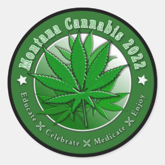 Sticker Rond Une feuille d'autocollants