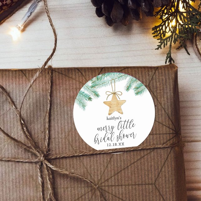 Sticker Rond Une Jolie Petite Fête des mariées (Créateur téléchargé)