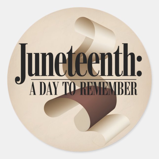 Sticker Rond Une journée Abstraite pour se souvenir (Devant)