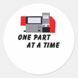 Sticker Rond Une part à la fois