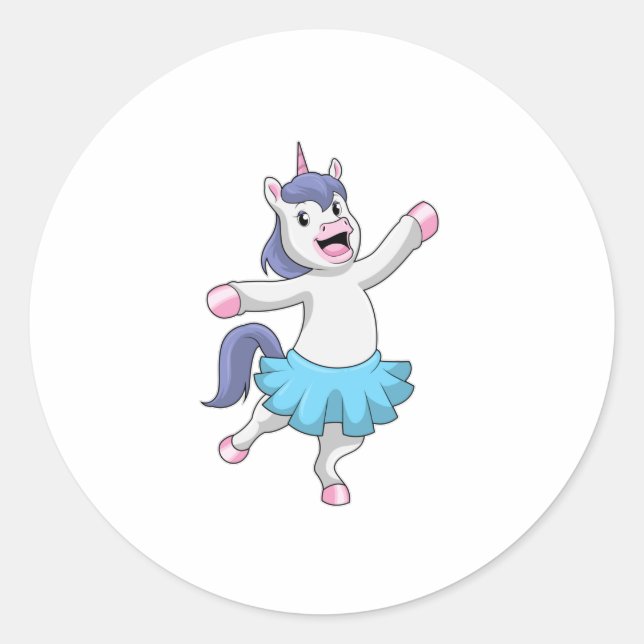 Sticker Rond Unicorn (Devant)