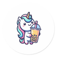 unicorn bubble tea lover